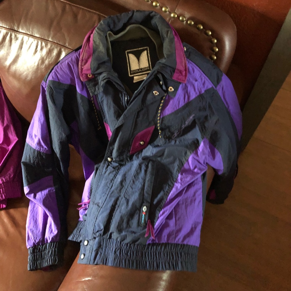 Couloir ski suit.